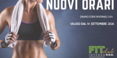 Orario Corsi Invernale 2026
